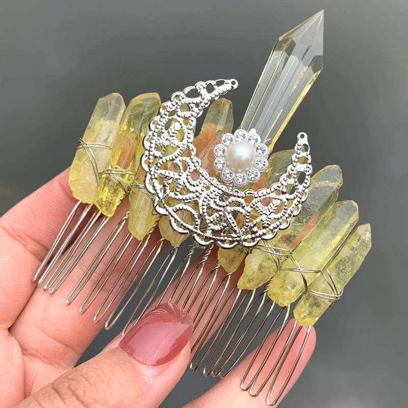 Crystal Handmade Rhinestone Comb