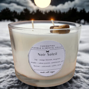 Noir Soleil 16oz Dual Wick Soy Wax Candle